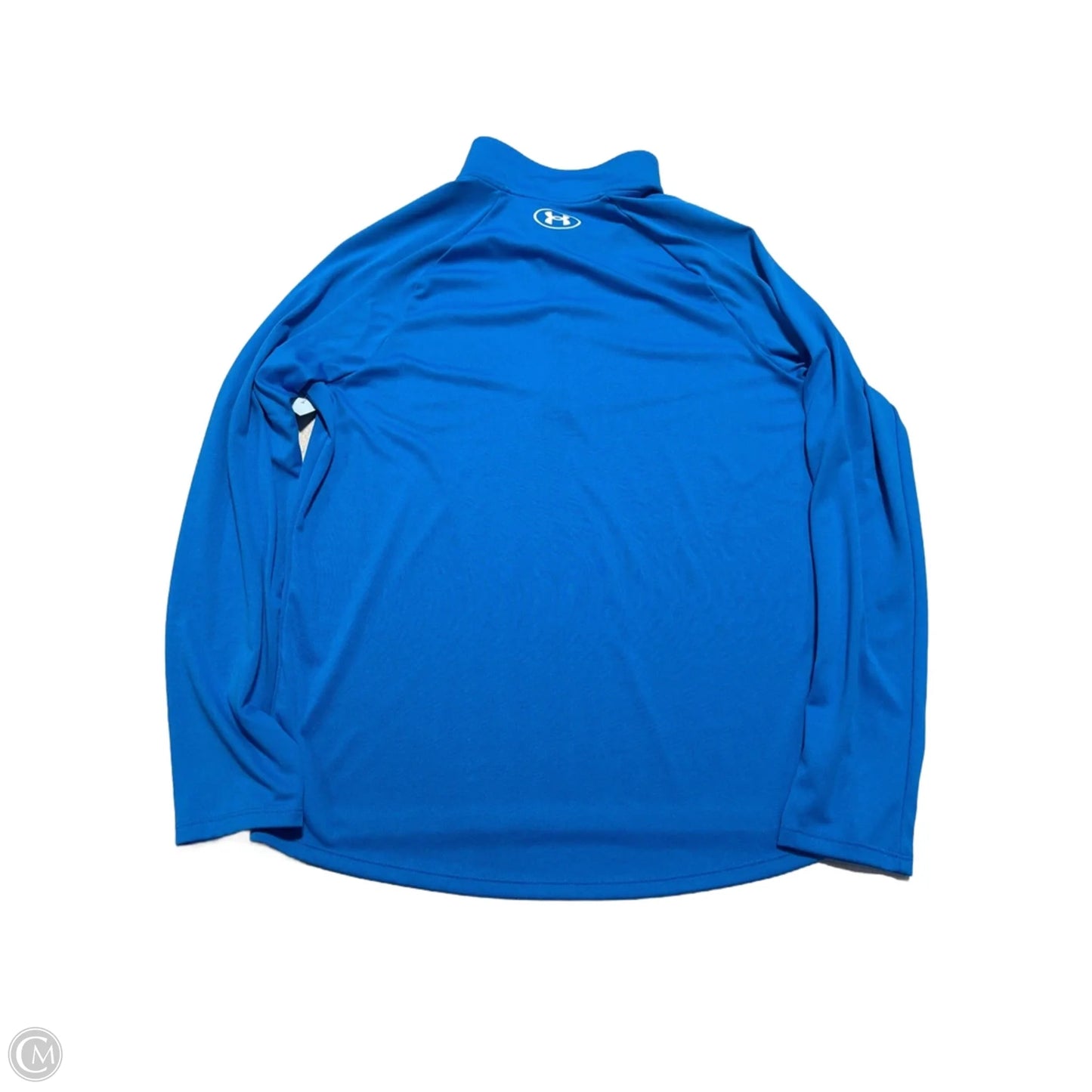 Top Long Sleeve By Under Armour In Blue, Size: M