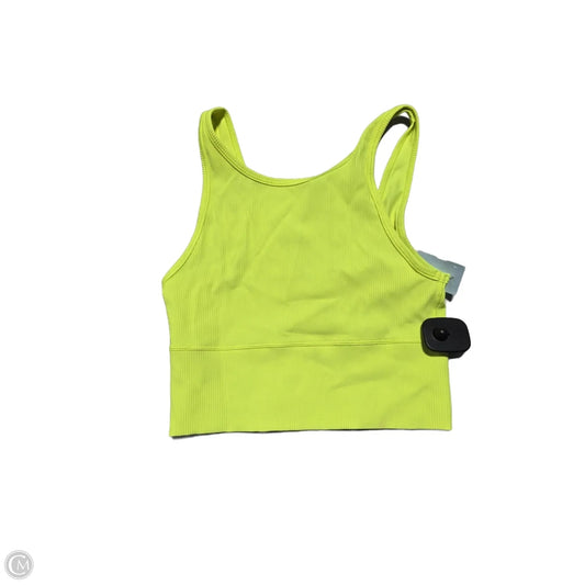Athletic Bra By Lululemon In Yellow, Size: 6