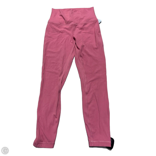 Athletic Leggings By Lululemon In Pink, Size: 6