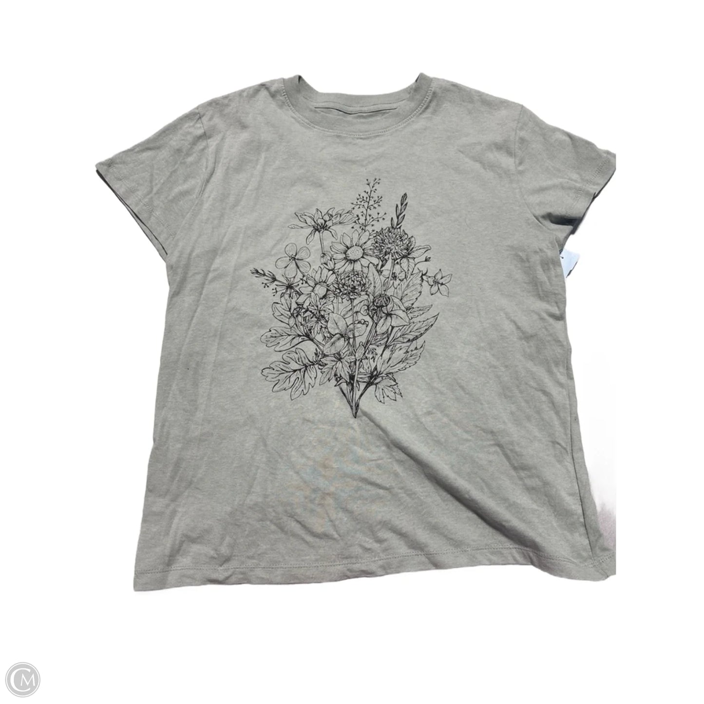 Top Short Sleeve Basic By Cme In Green, Size: S