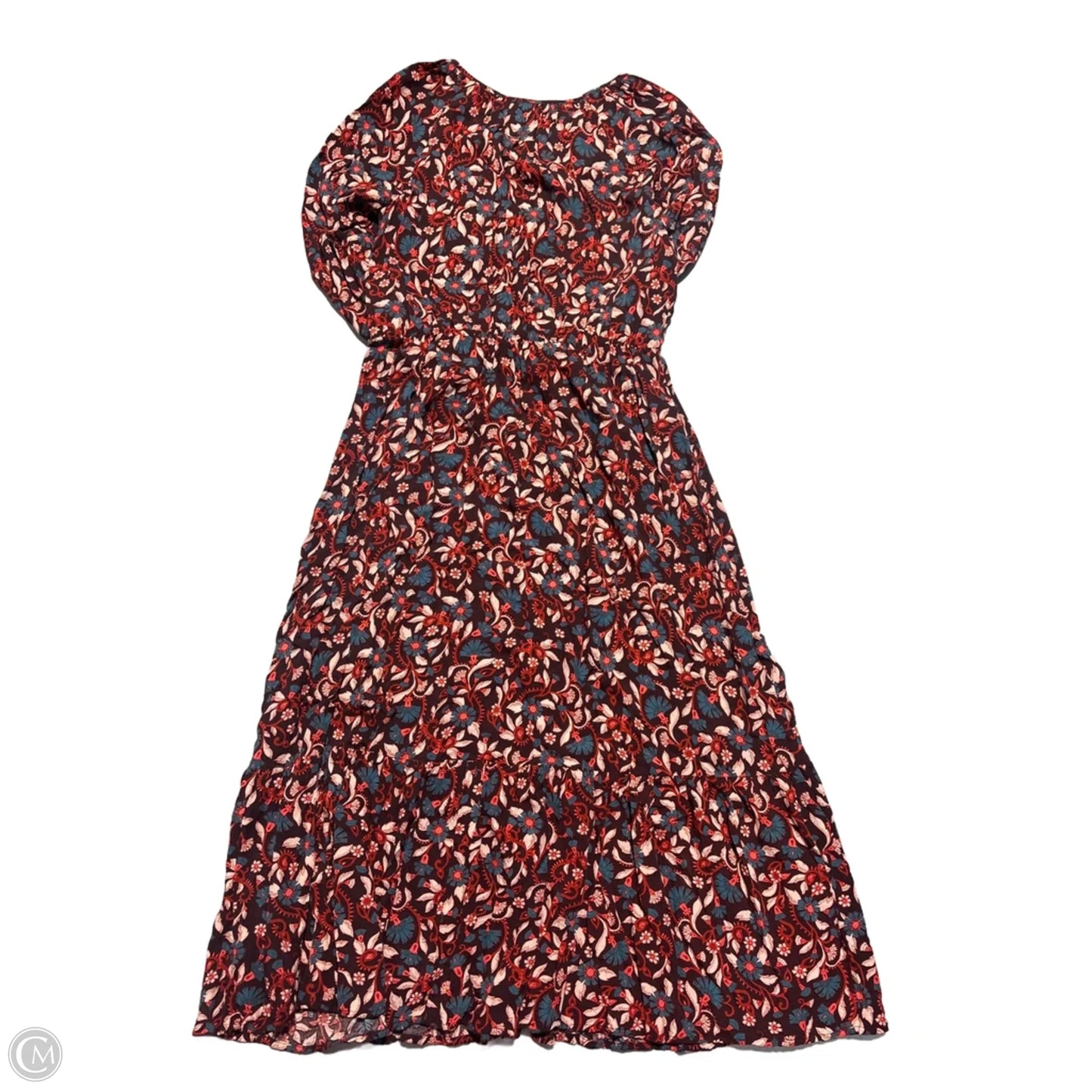 Dress Casual Midi By Old Navy In Floral Print, Size: S