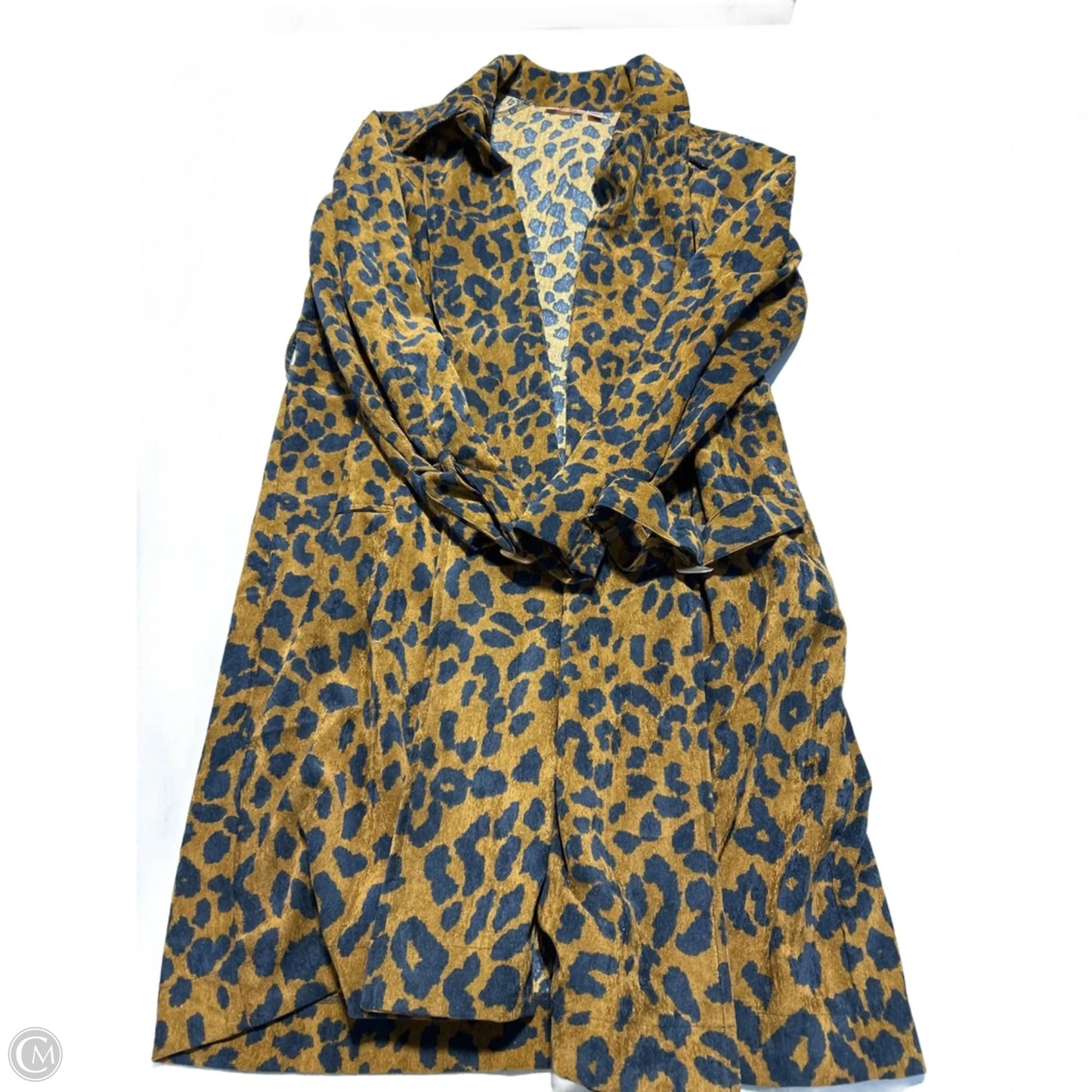 Jacket Utility By Willow & Root In Animal Print, Size: L