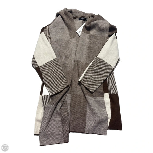 Cardigan By Merokeety In Brown & White, Size: L