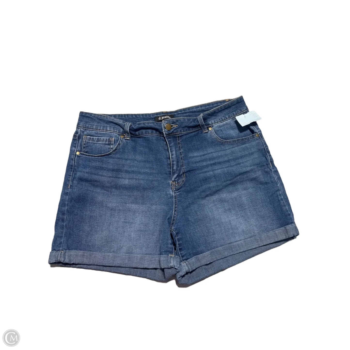 Shorts By D Jeans In Blue Denim, Size: 16