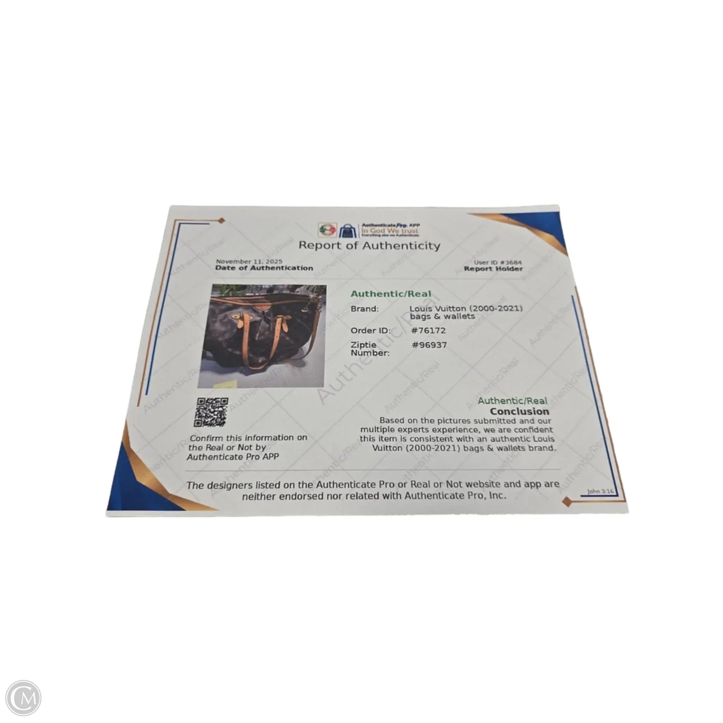 Tote Luxury Designer By Louis Vuitton, Size: Large