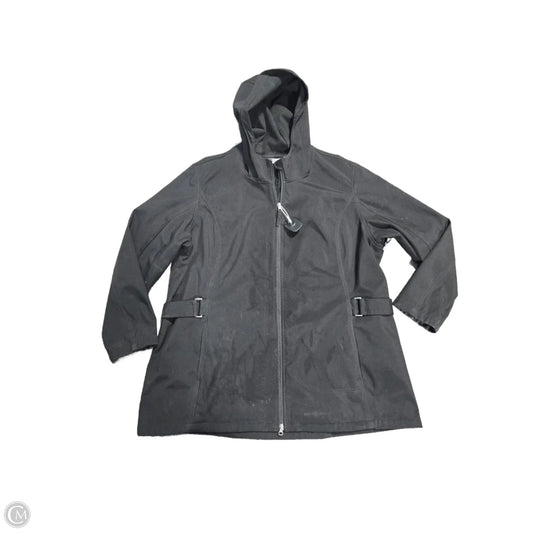 Jacket Windbreaker By Freetech In Black, Size: 3x