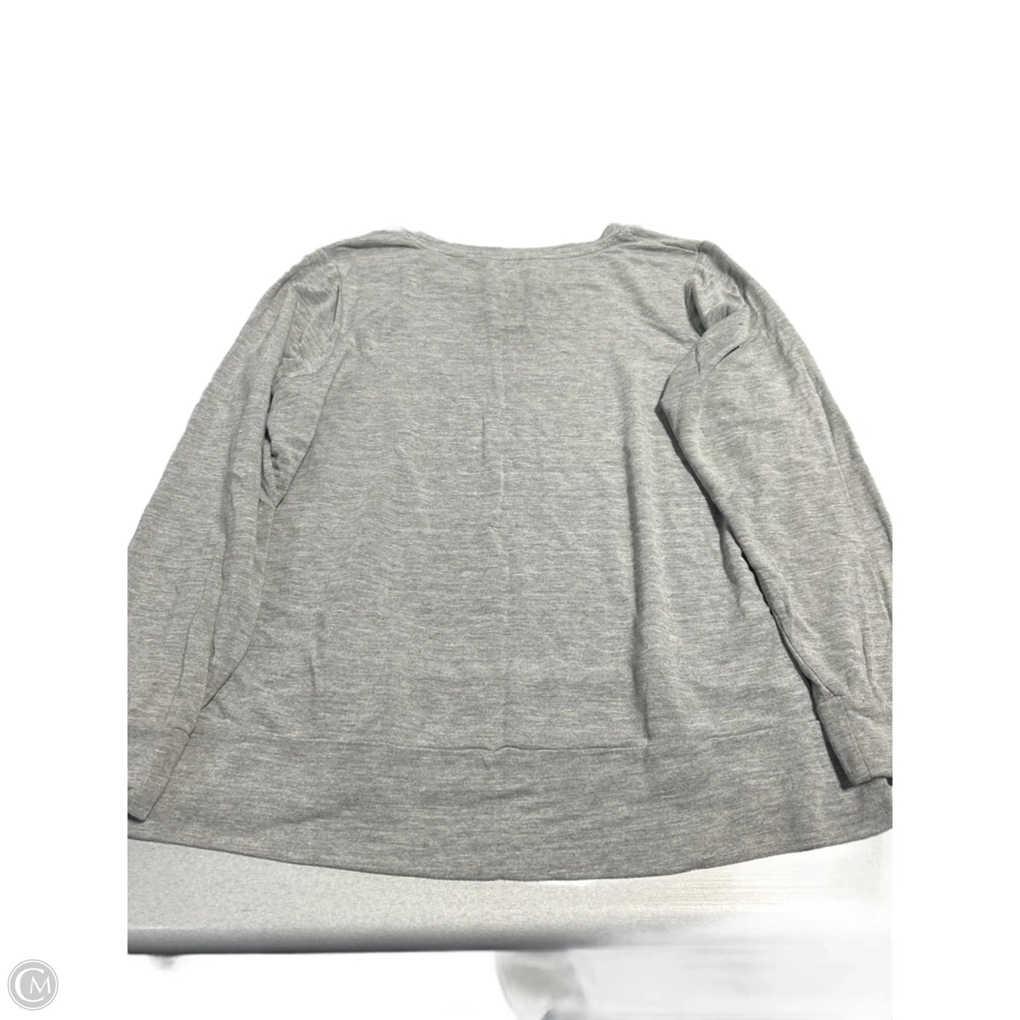 Top Long Sleeve By Philosophy In Grey, Size: 2x