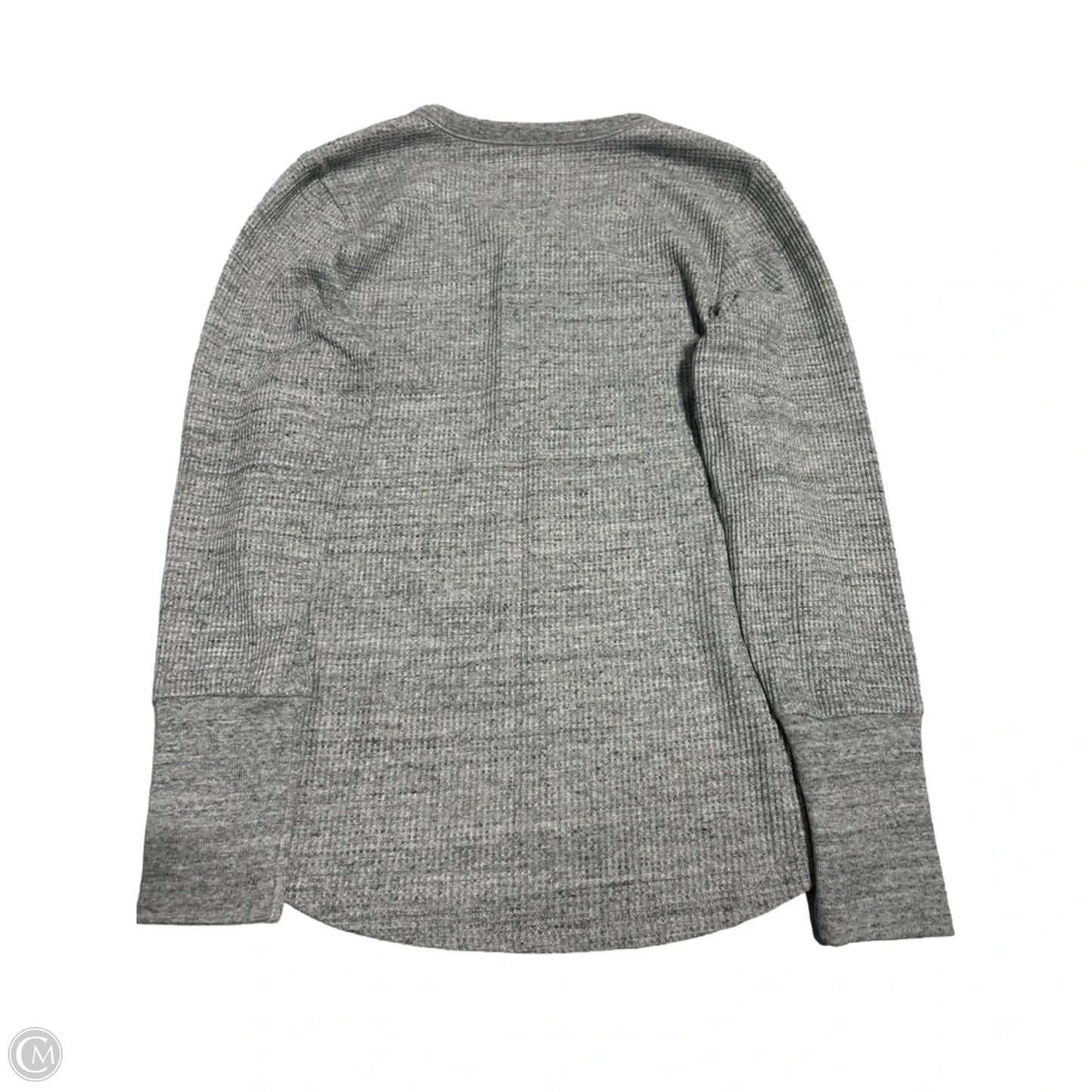 Top Long Sleeve Basic By Splendid In Grey, Size: M