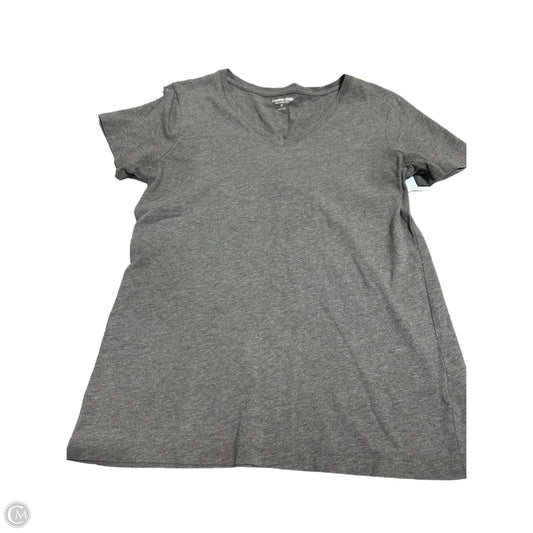 Top Short Sleeve Basic By Lands End In Grey, Size: Xs