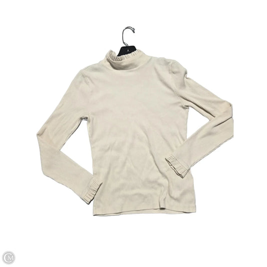 Top Long Sleeve By J. Crew In Cream, Size: M