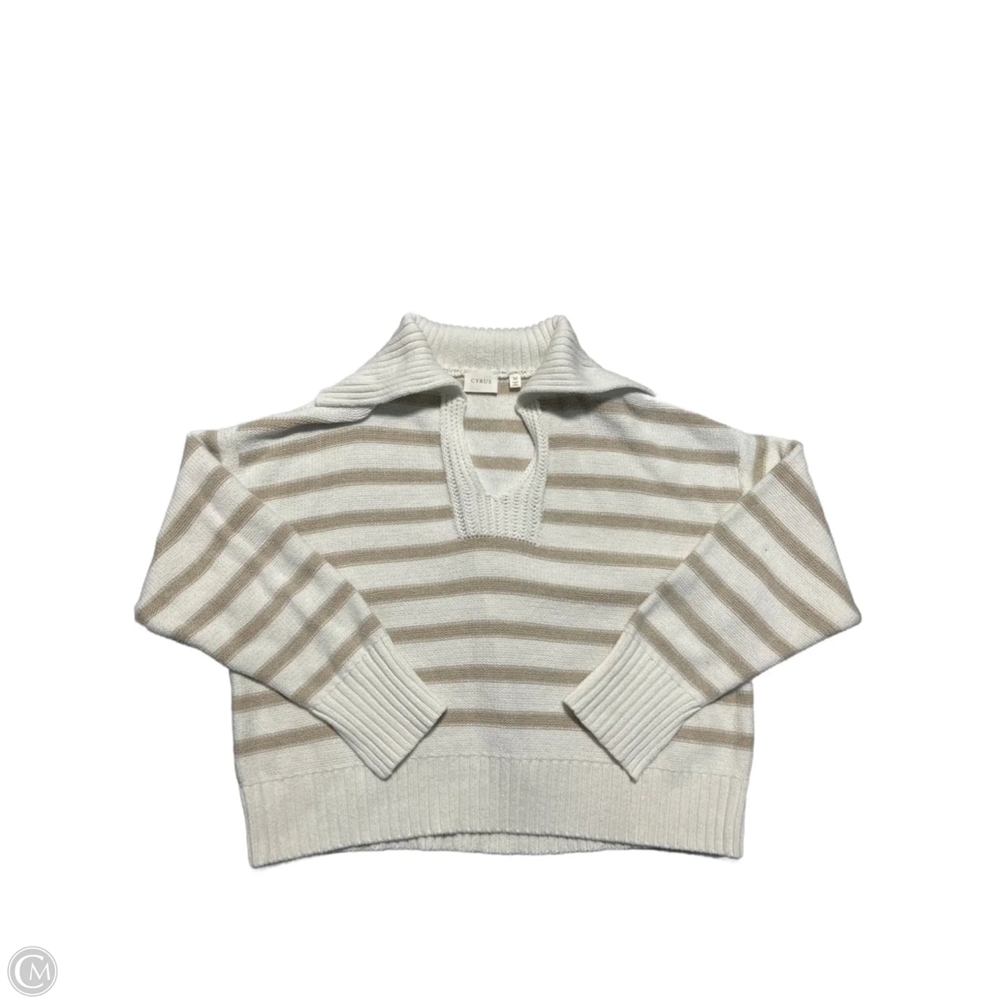 Sweater By Cyrus In Striped Pattern, Size: M