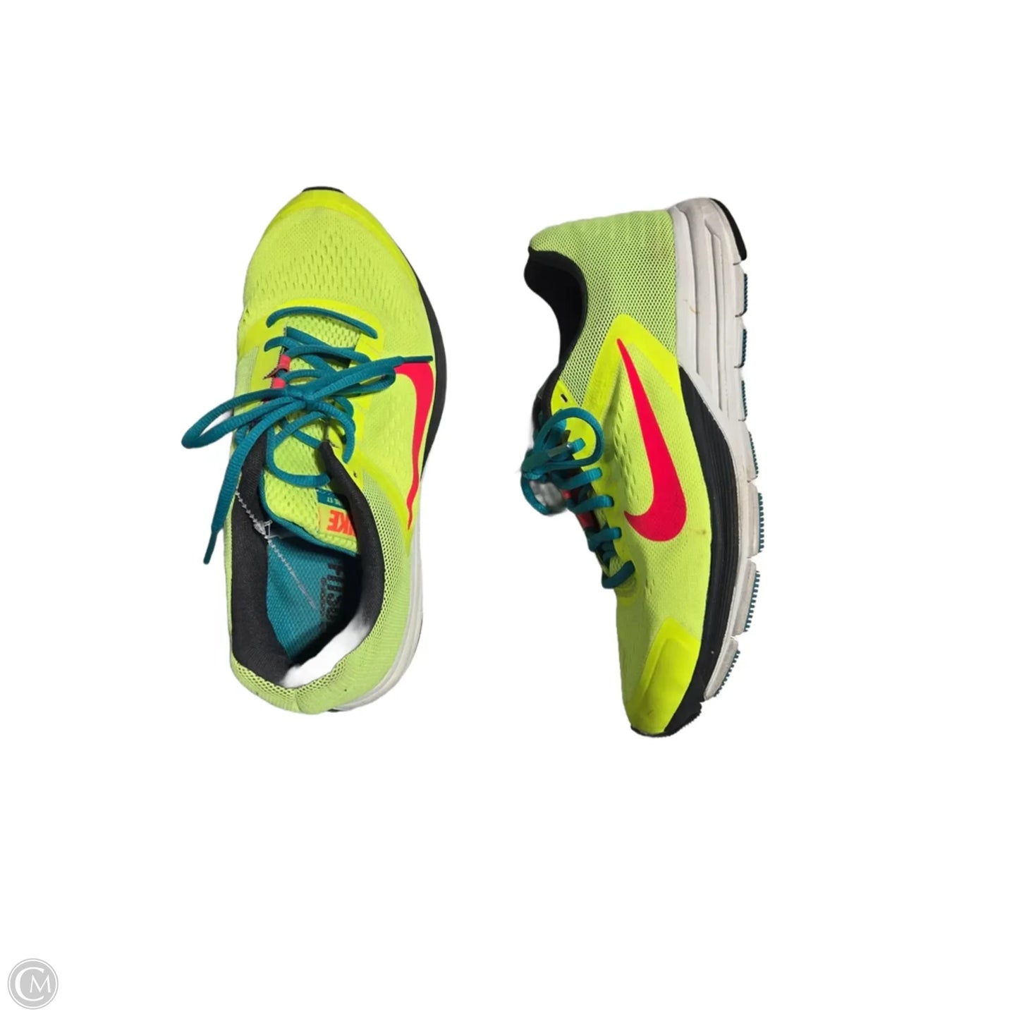 Shoes Athletic By Nike In Yellow, Size: 9.5