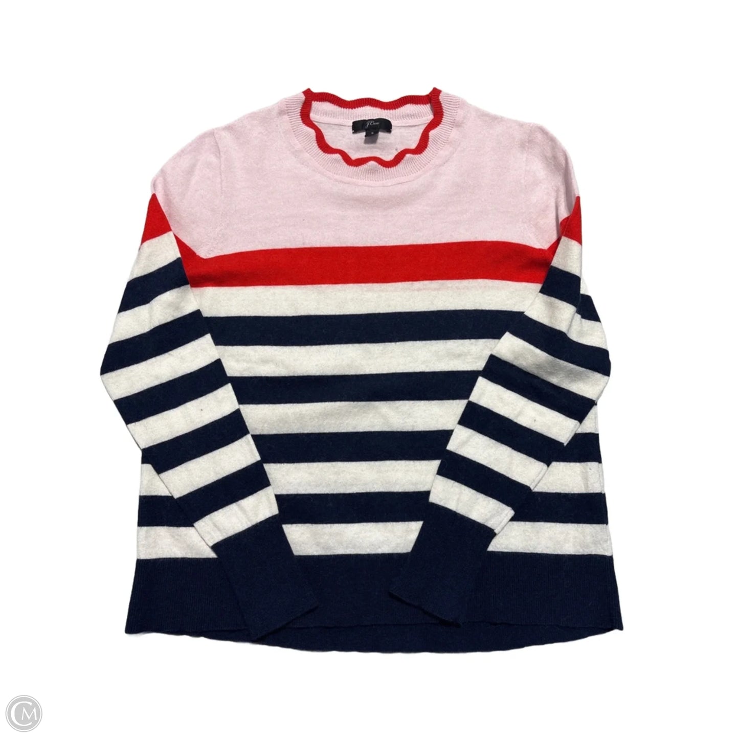Sweater By J. Crew In Striped Pattern, Size: S