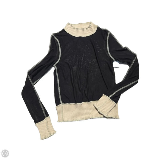 Top Long Sleeve By Gilded Intent In Black, Size: L