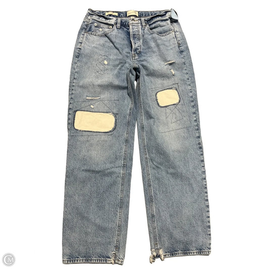 Jeans Wide Leg By Universal Thread In Blue Denim, Size: 8