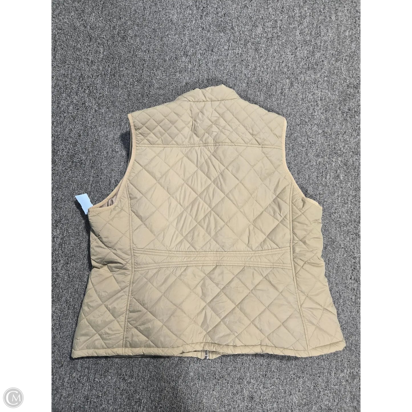 Vest Puffer & Quilted By Cme In Tan, Size: Xxl