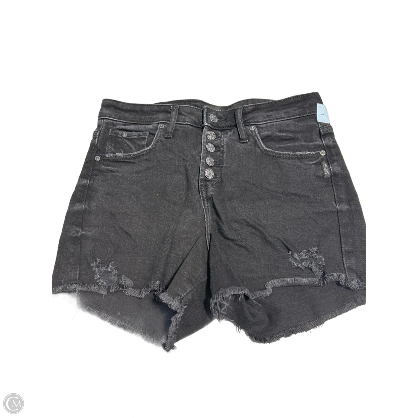 Shorts By Silver In Black Denim, Size: 6