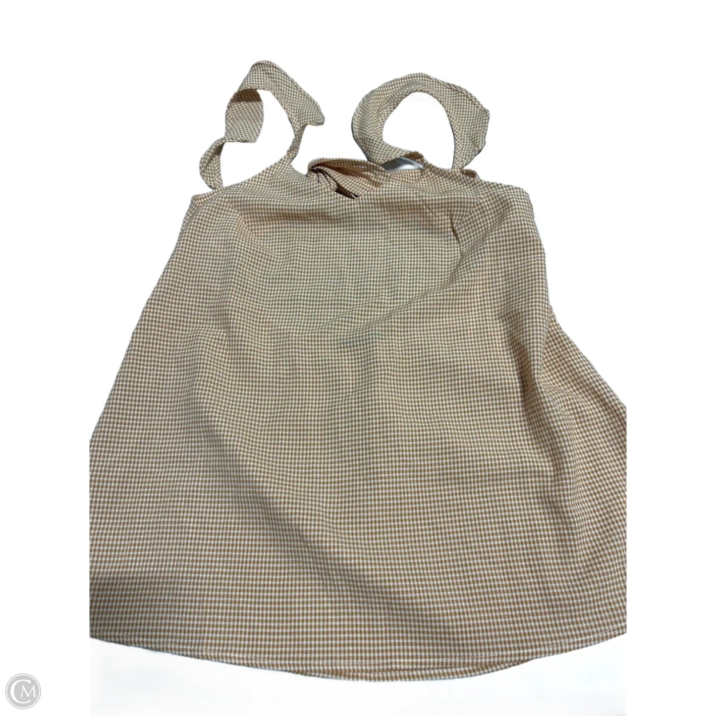 Tank Top By Doe & Rae In Checkered Pattern, Size: M