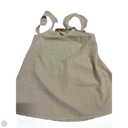 Tank Top By Doe & Rae In Checkered Pattern, Size: M
