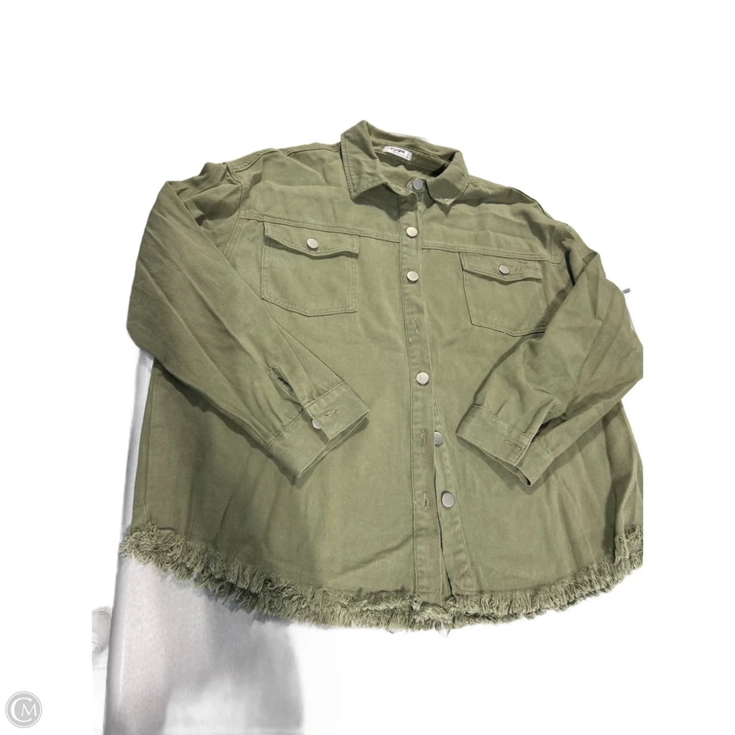 Top Long Sleeve By Zeagoo In Green, Size: Xl