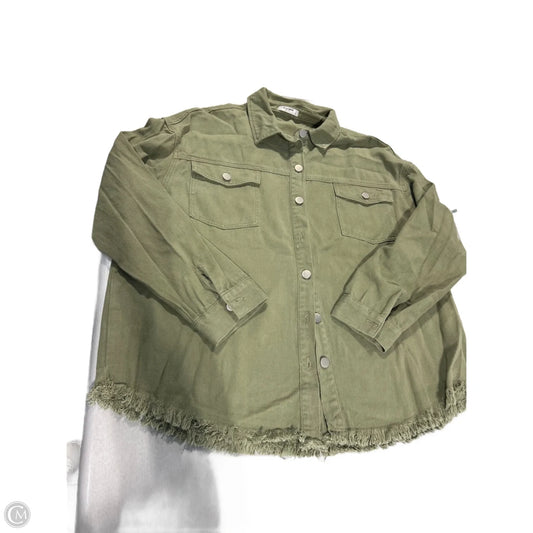 Top Long Sleeve By Zeagoo In Green, Size: Xl