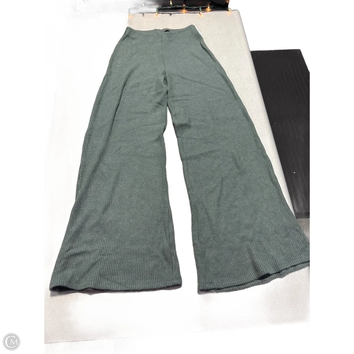 Top 2pc Long Sleeve By Zenana In Green, Size: S