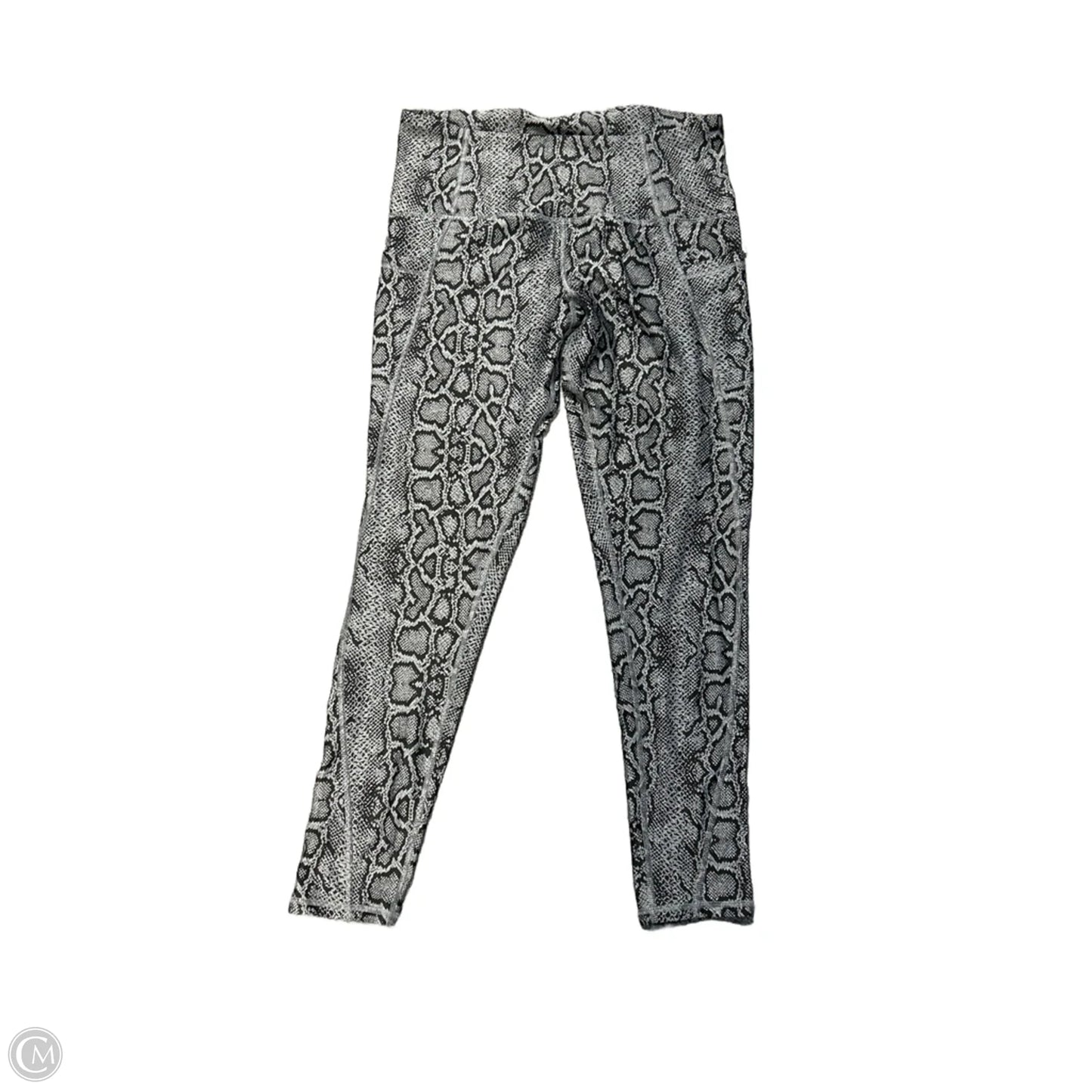 Athletic Leggings By C9 By Champion In Snakeskin Print, Size: Xl