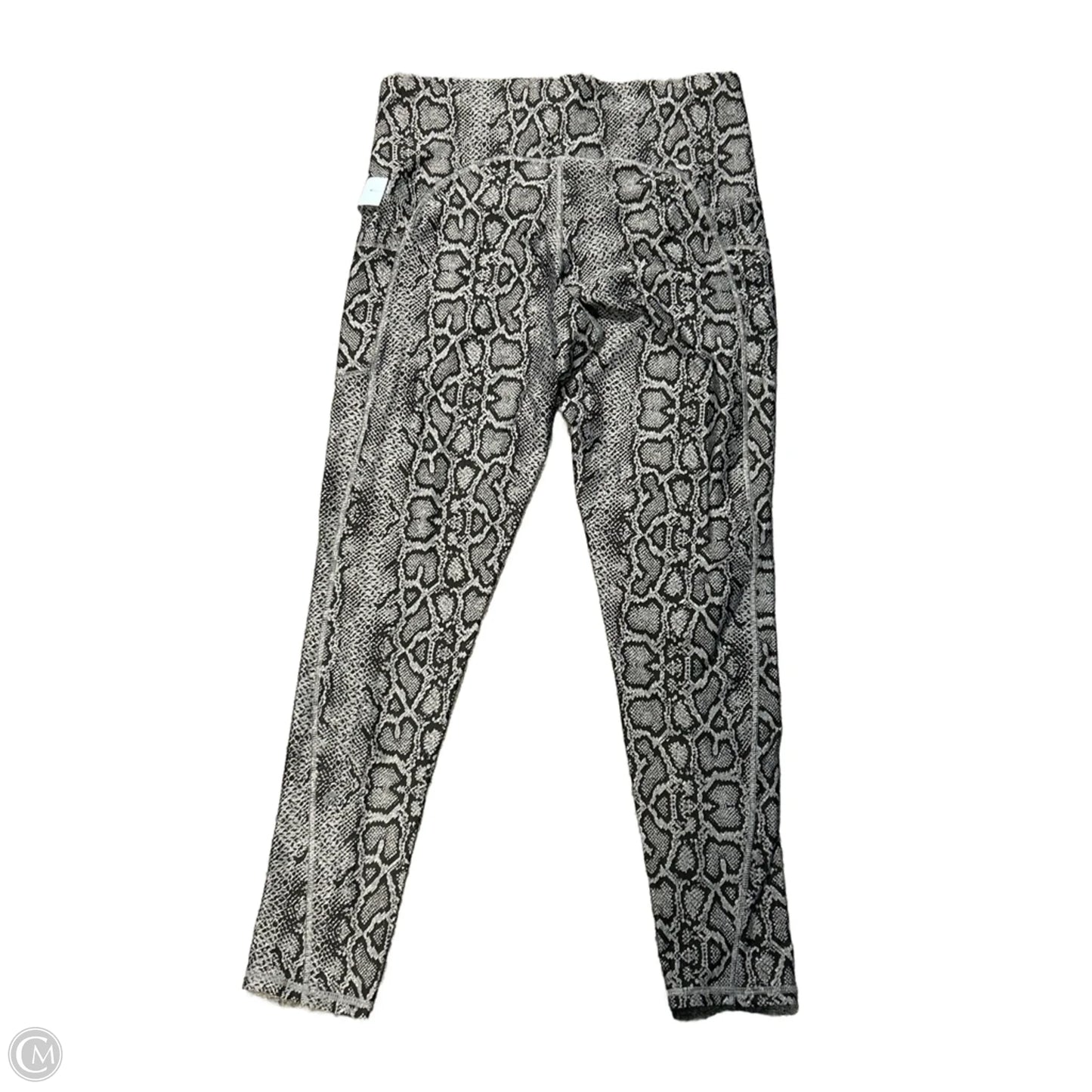 Athletic Leggings By C9 By Champion In Snakeskin Print, Size: Xl