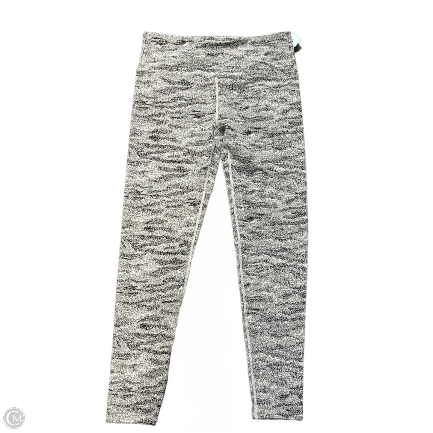 Athletic Leggings By Kyodan In Black & White, Size: M