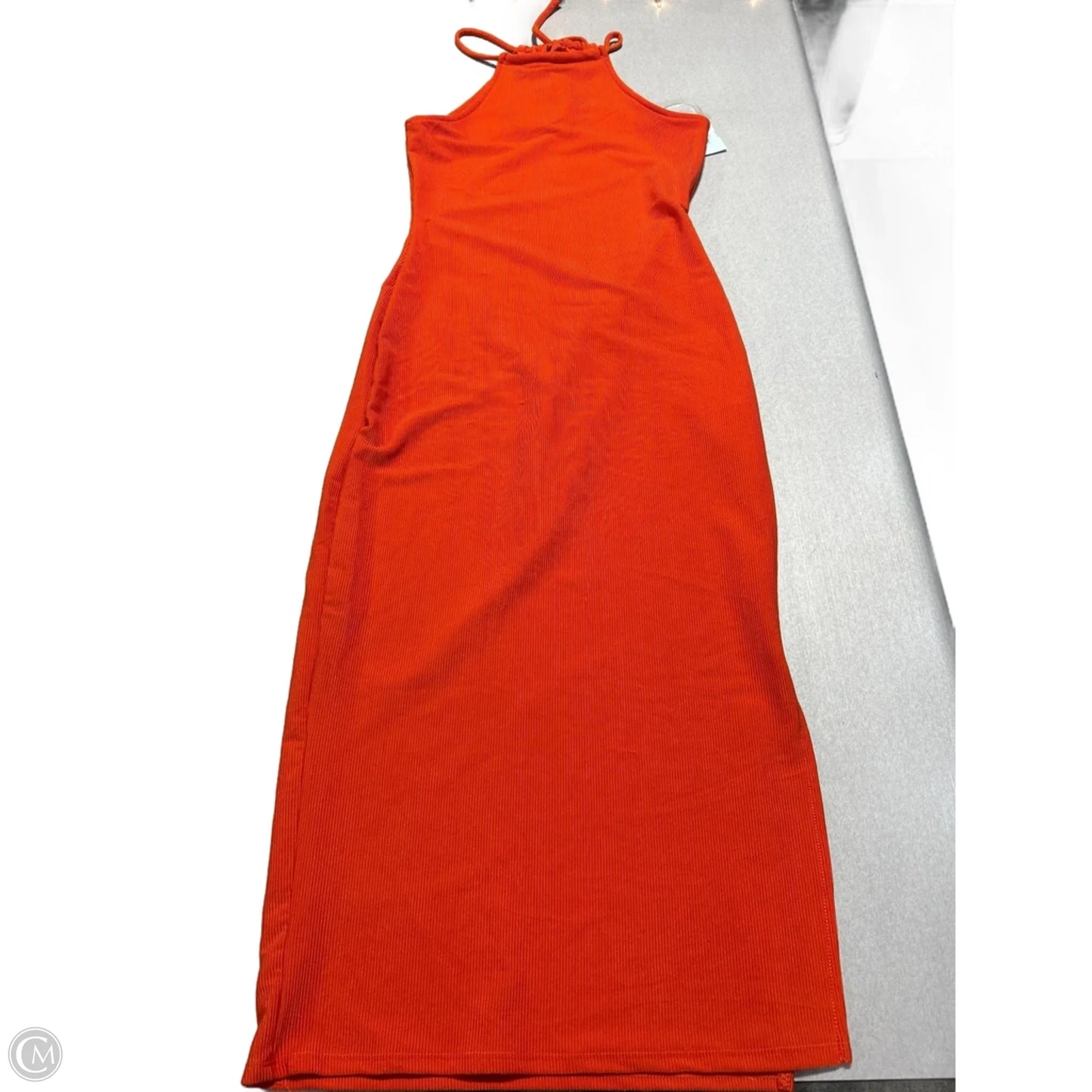 Dress Casual Maxi By Heart & Hips In Orange, Size: S