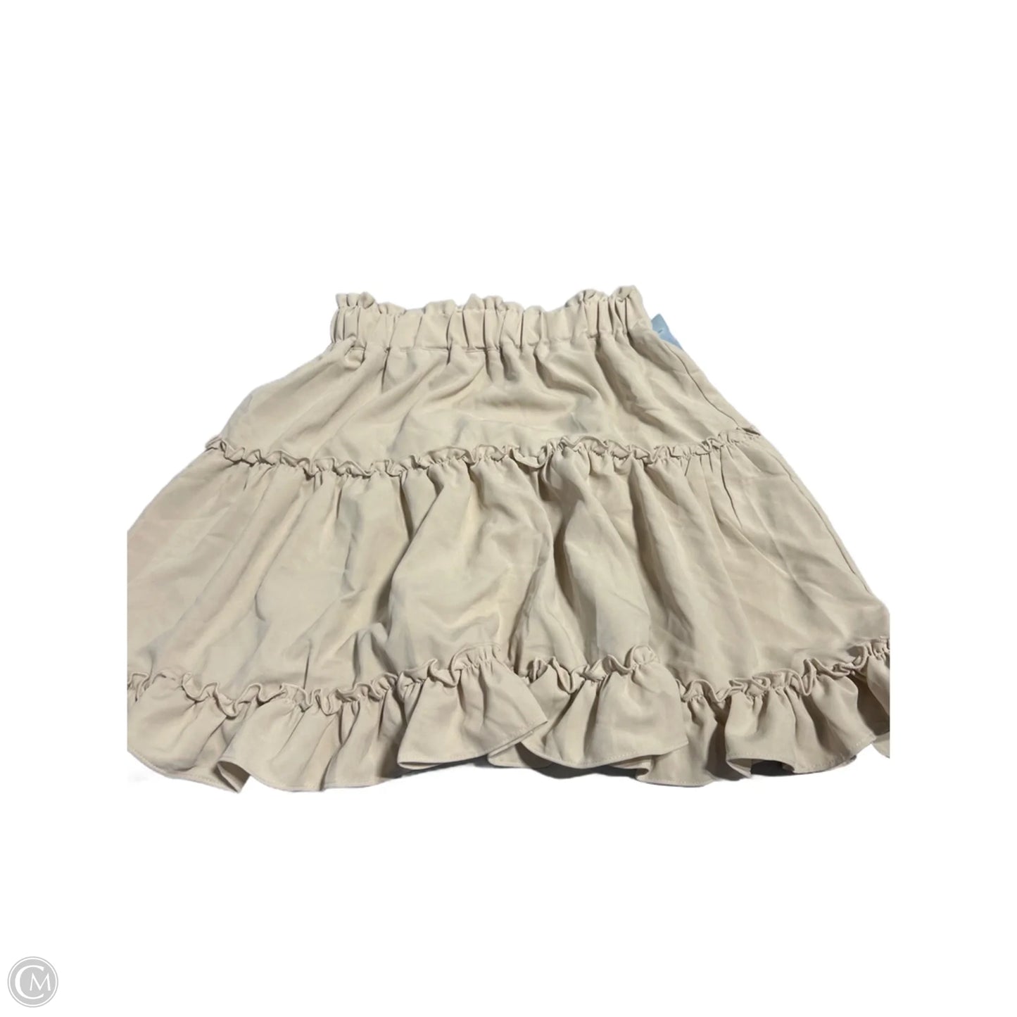 Skirt Mini & Short By Zenana In Tan, Size: S