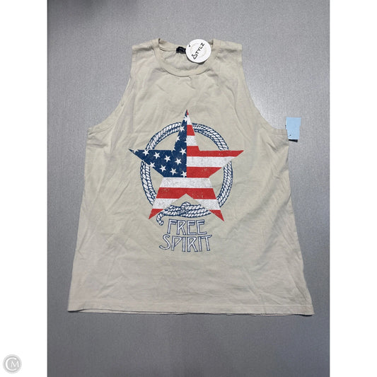 Tank Top By Zutter In Tan, Size: M