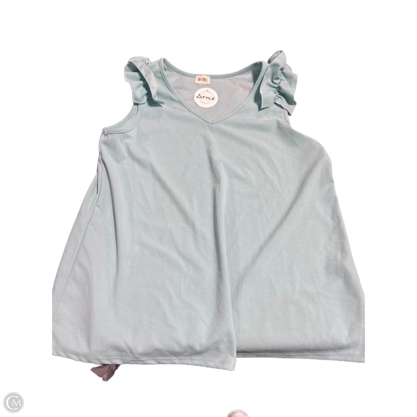Tank Top By Bibi In Blue, Size: Xl