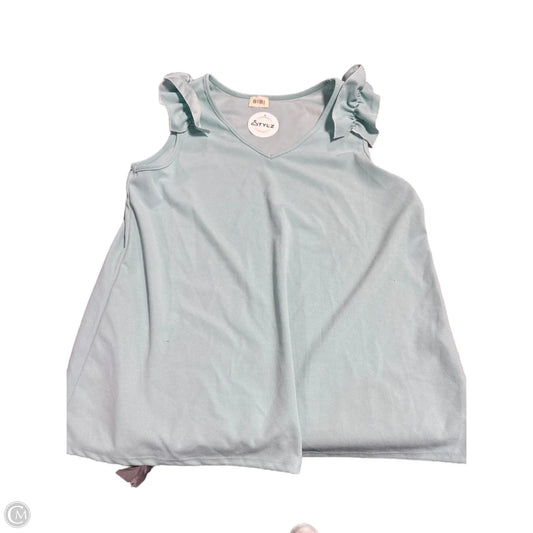 Tank Top By Bibi In Blue, Size: Xl