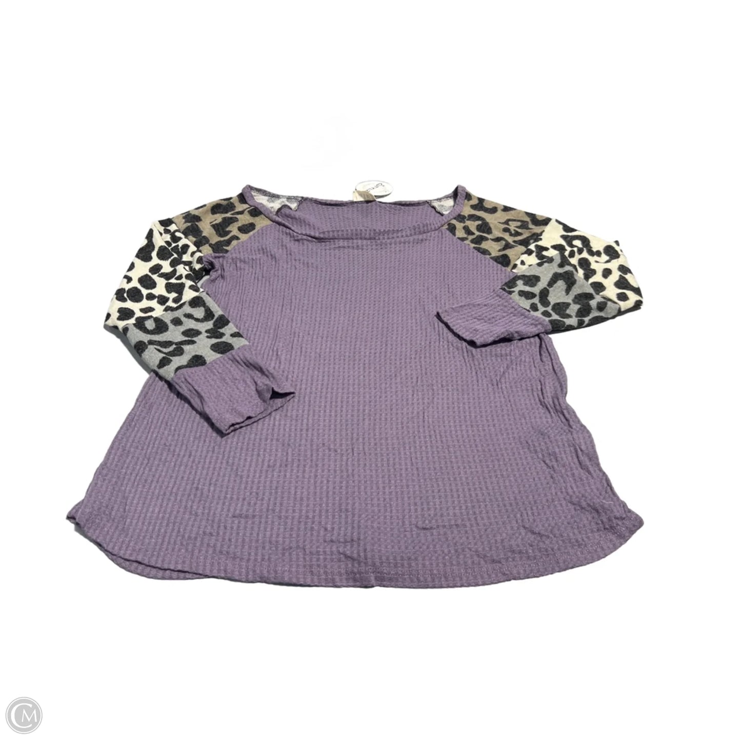 Top Long Sleeve By Bibi In Purple, Size: M