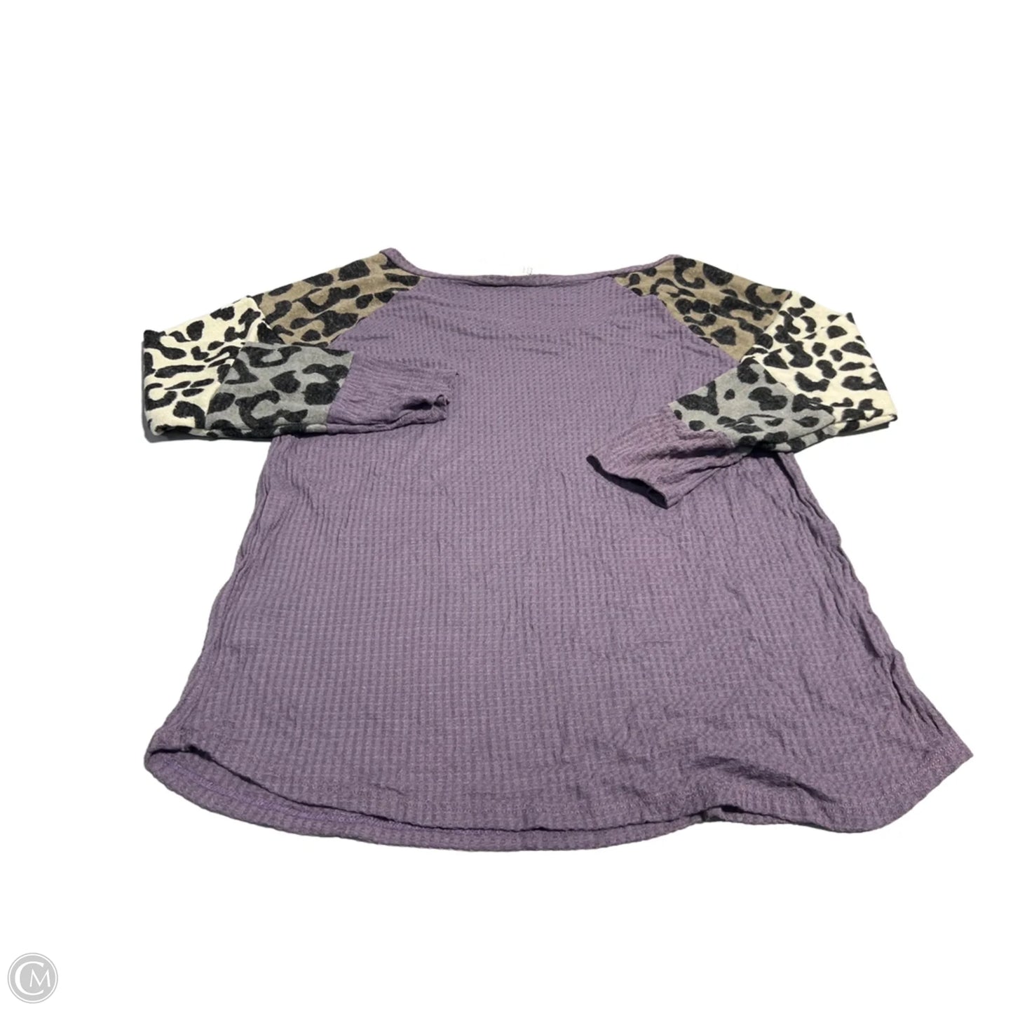 Top Long Sleeve By Bibi In Purple, Size: M