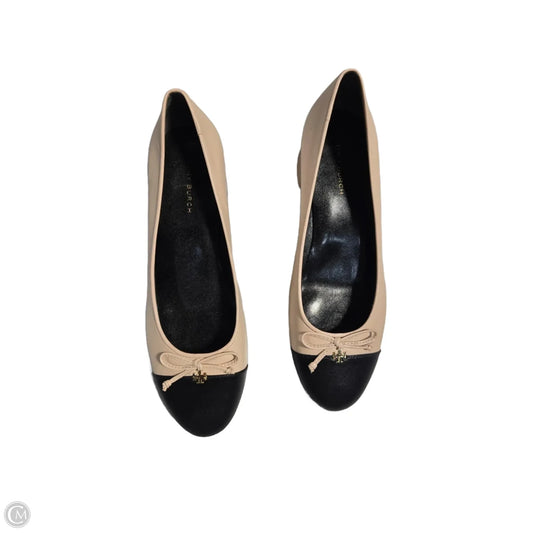 Shoes Designer By Tory Burch In Black & Tan, Size: 6.5