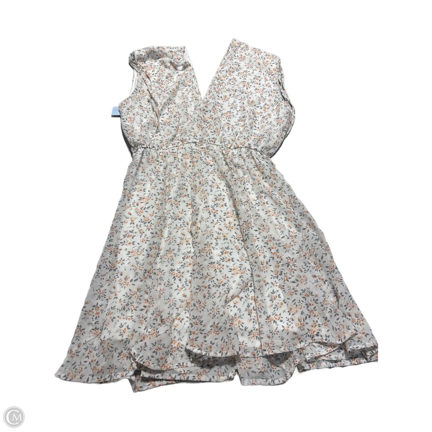 Dress Casual Short By She + Sky In Floral Print, Size: L