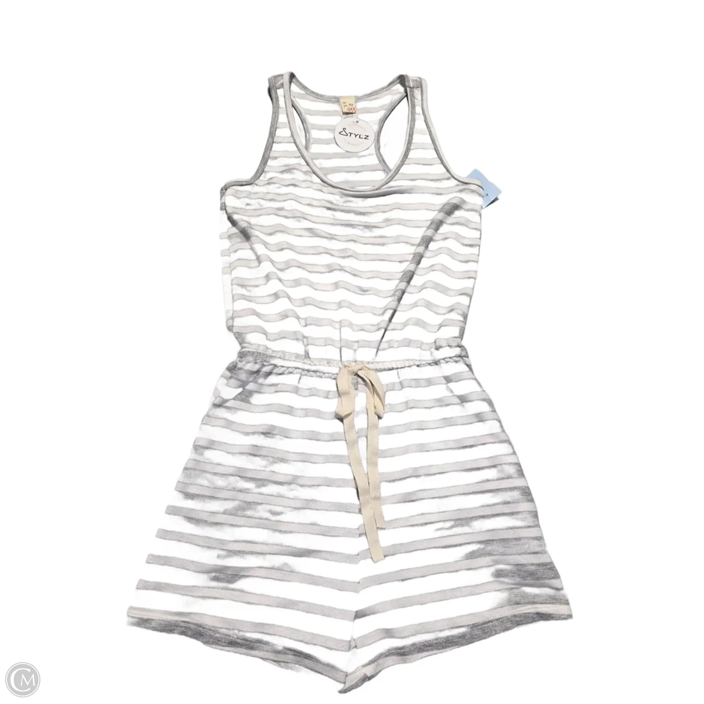 Romper By 7th Ray In Striped Pattern, Size: S