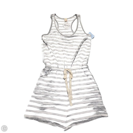 Romper By 7th Ray In Striped Pattern, Size: S