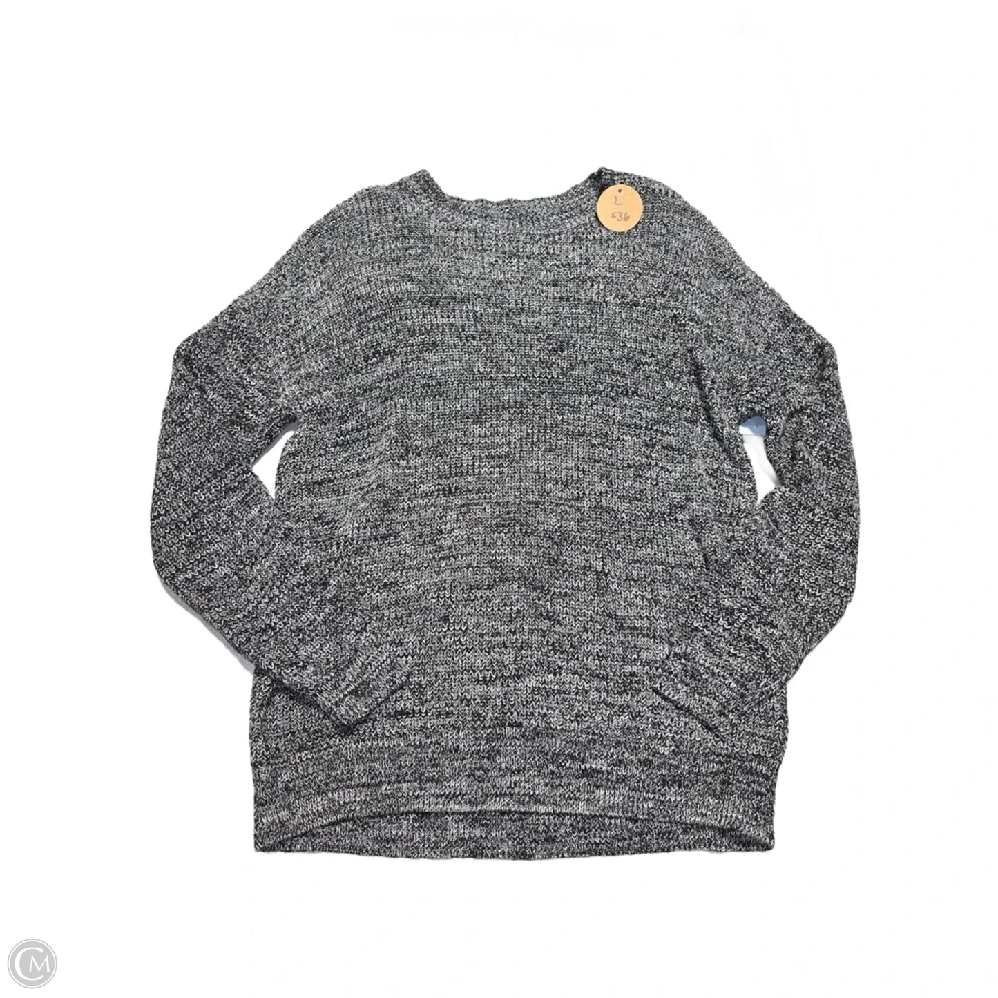 Sweater By Cmf In Black & White, Size: L