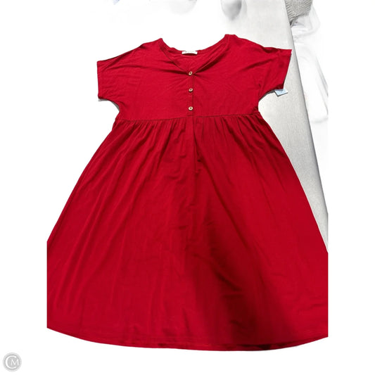 Dress Casual Short By Bombom In Red, Size: L
