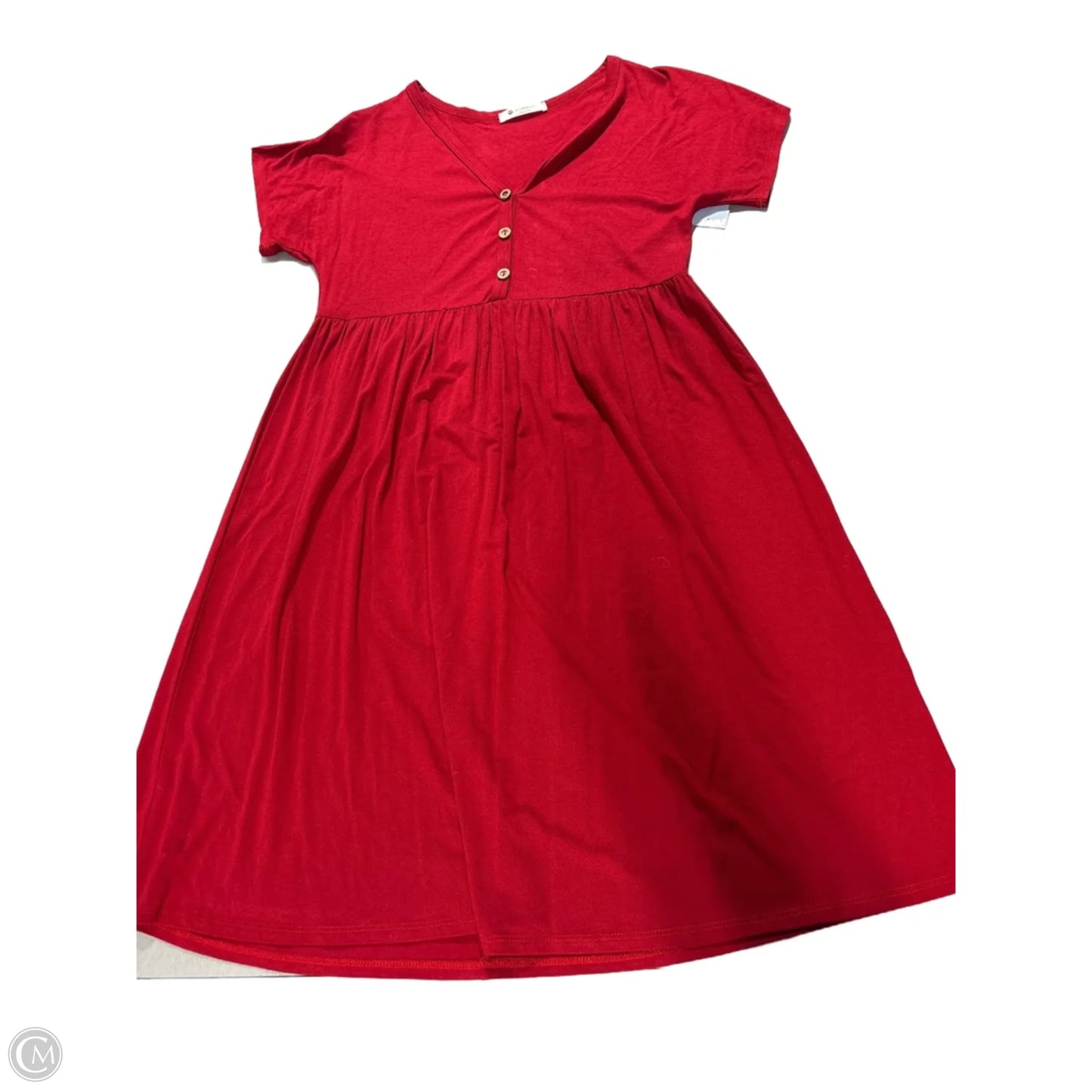 Dress Casual Short By Bombom In Red, Size: S