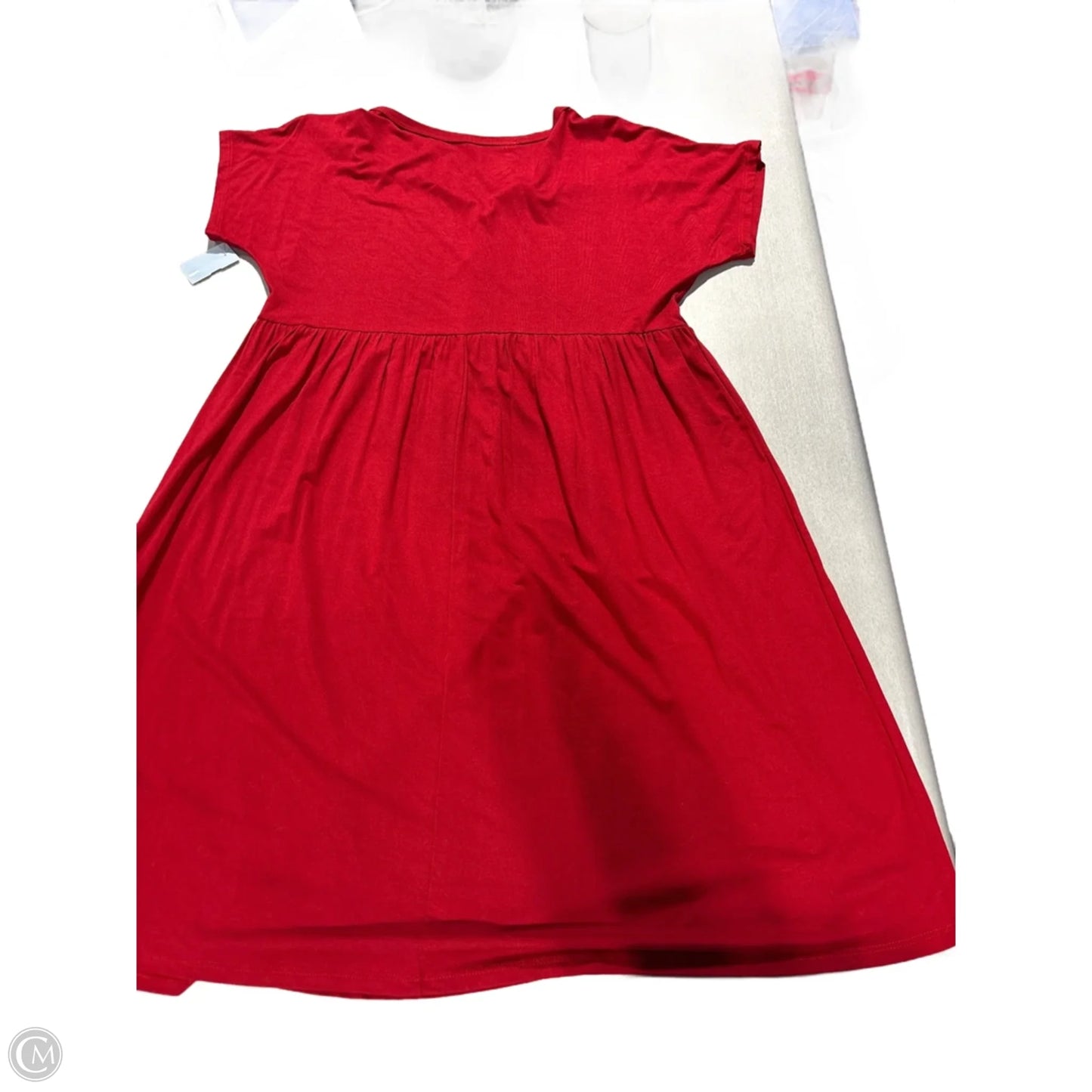 Dress Casual Short By Bombom In Red, Size: Xl