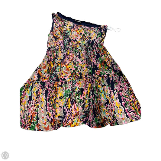 Dress Casual Short By Beeson River In Floral Print, Size: Xl