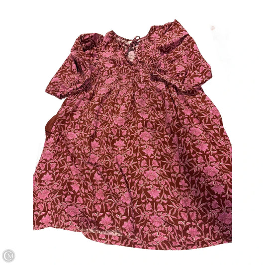 Dress Casual Short By Universal Thread In Floral Print, Size: Xl