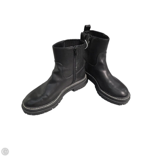 Boots Ankle Flats By Time And Tru In Black, Size: 7