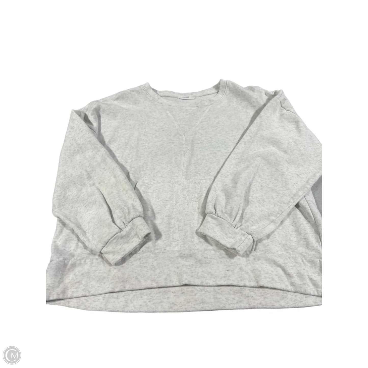 Top Long Sleeve By Cherish In White, Size: S