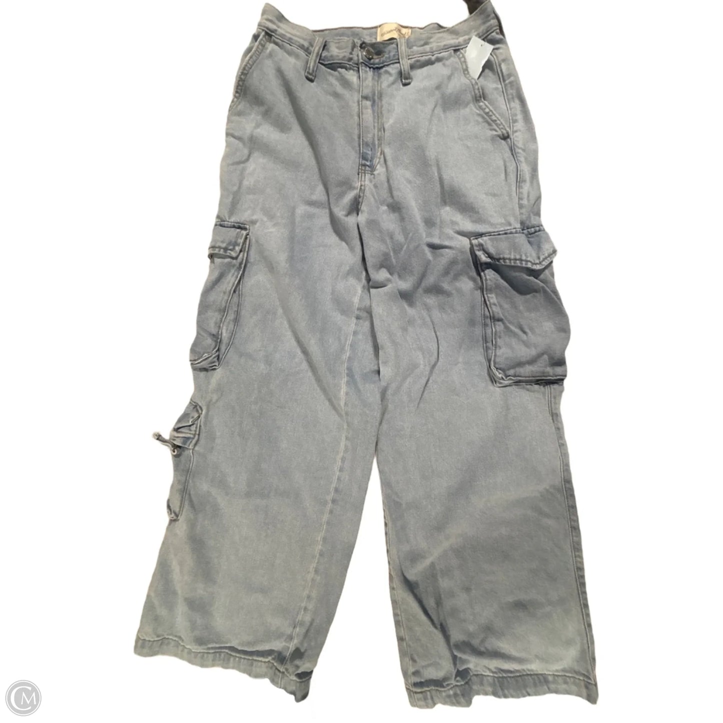 Jeans Wide Leg By Universal Thread In Blue Denim, Size: 8