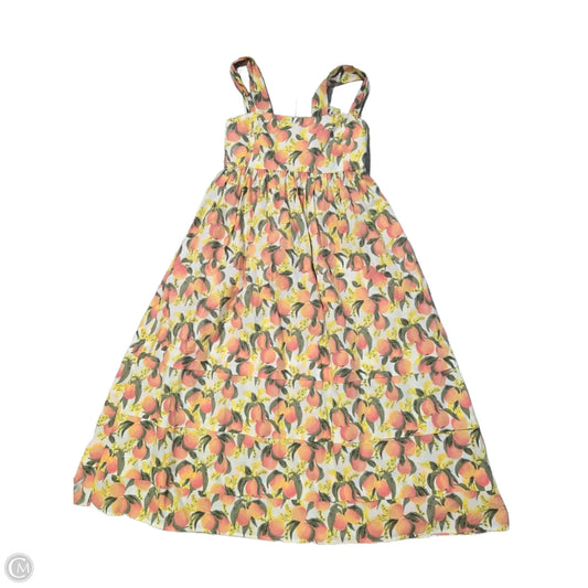 Dress Casual Midi By J. Crew In Orange, Size: 6